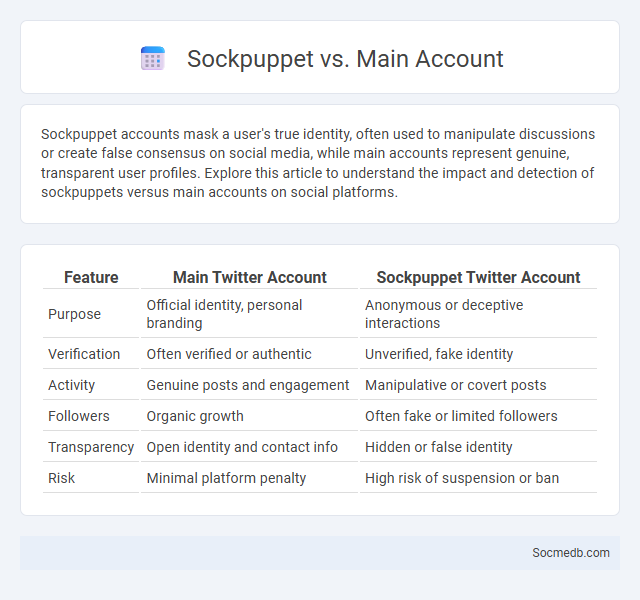 Sockpuppet vs. Main Account - What is The Difference?
