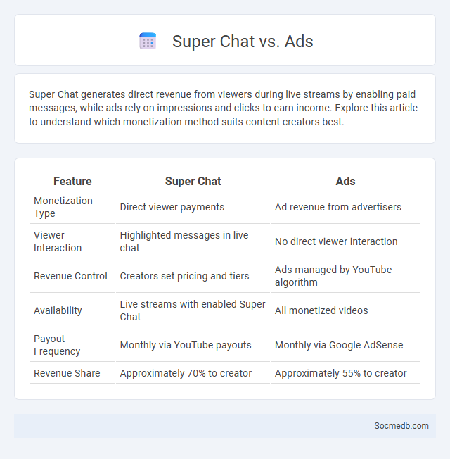 Super Chat vs. Ads - What is The Difference?