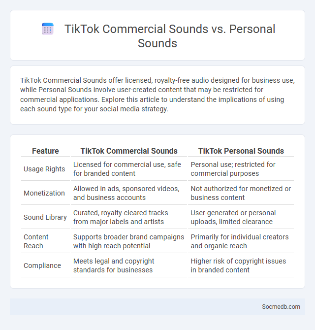 TikTok Commercial Sounds vs. Personal Sounds - What is The Difference?