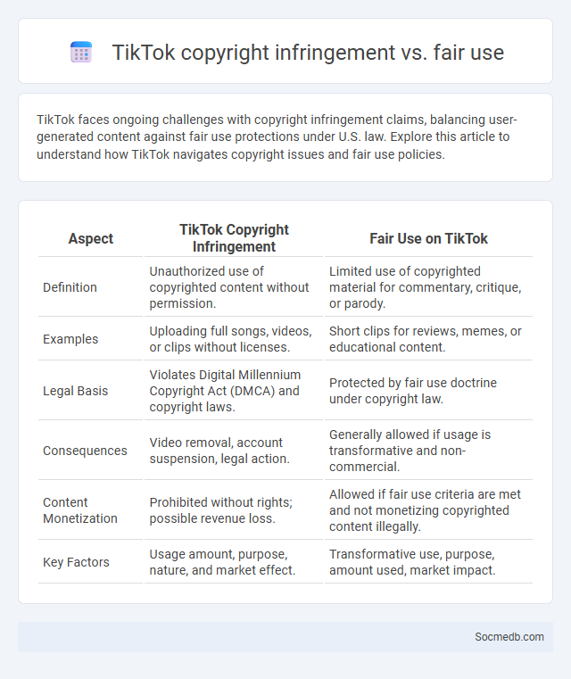 TikTok copyright infringement vs. fair use - What is The Difference?