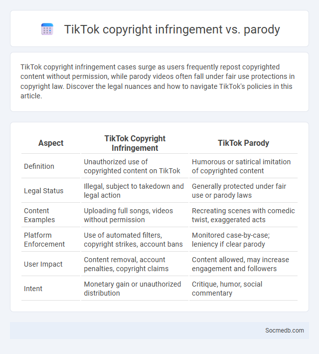 TikTok copyright infringement vs. parody - What is The Difference?