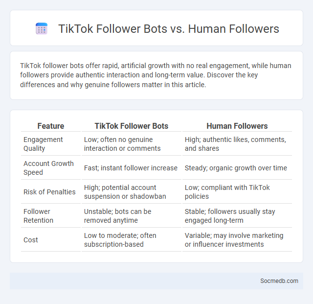 TikTok Follower Bots vs. Human Followers - What is The Difference?