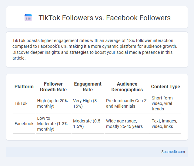 TikTok Followers vs. Facebook Followers - What is The Difference?