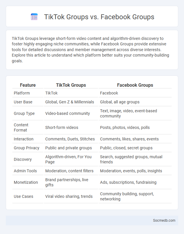 TikTok Groups vs. Facebook Groups - What is The Difference?