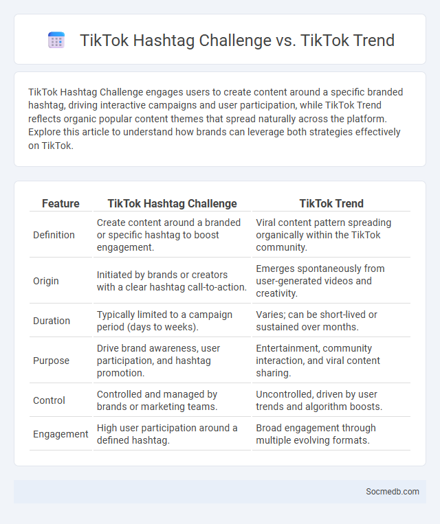 TikTok Hashtag Challenge vs. TikTok Trend - What is The Difference?