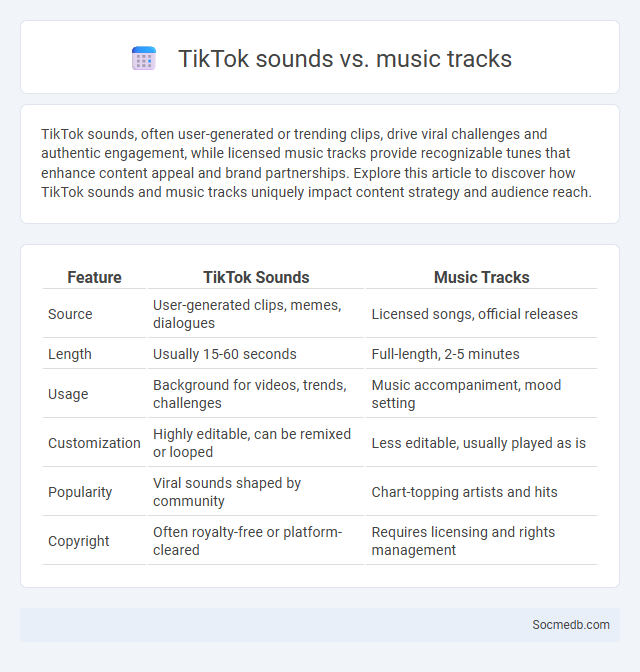 TikTok sounds vs. music tracks - What is The Difference?