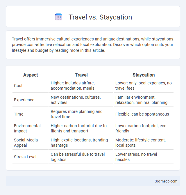 Travel vs. Staycation - What is The Difference?