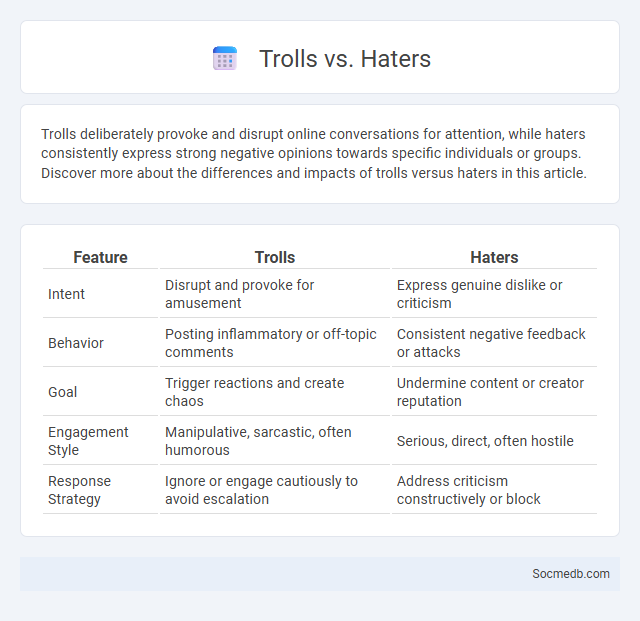 Trolls vs. Haters - What is The Difference?