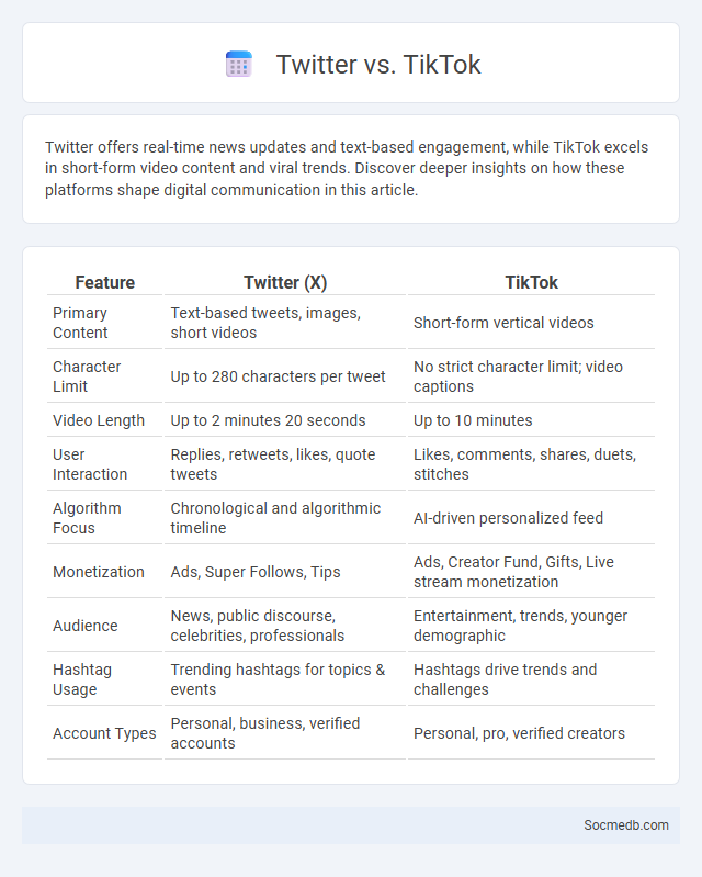 Twitter vs. TikTok - What is The Difference?