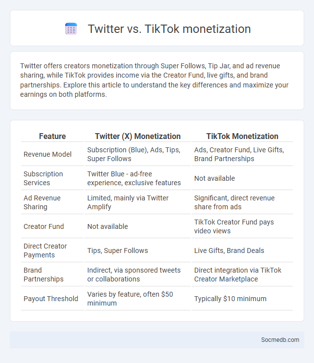 Twitter vs. TikTok monetization - What is The Difference?