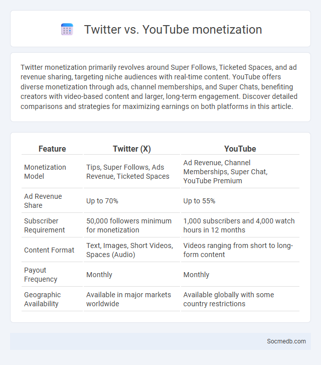 Twitter vs. YouTube monetization - What is The Difference?