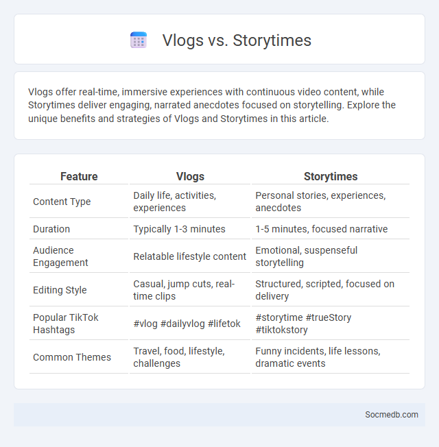 Vlogs vs. Storytimes - What is The Difference?