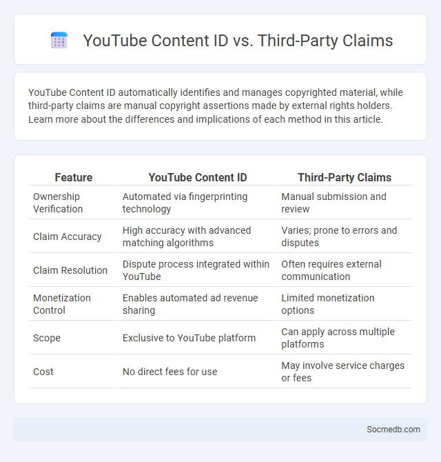 YouTube Content ID vs. Third-Party Claims - What is The Difference?