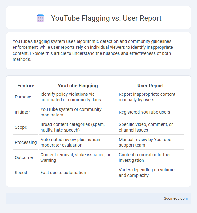 YouTube Flagging vs. User Report - What is The Difference?