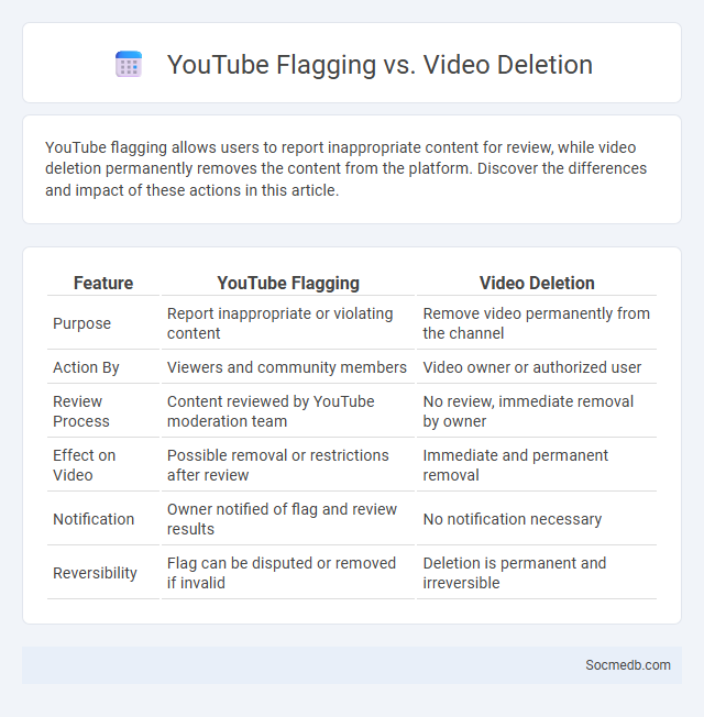 YouTube Flagging vs. Video Deletion - What is The Difference?