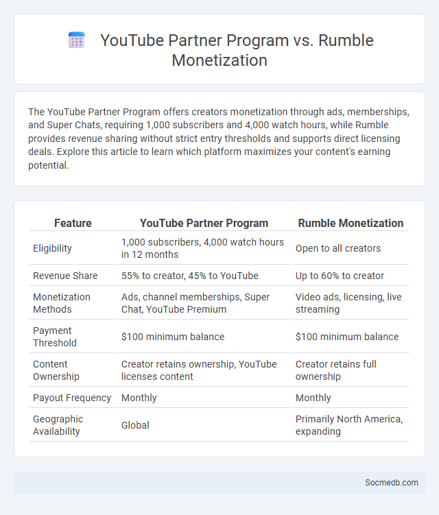 YouTube Partner Program vs. Rumble Monetization - What is The Difference?