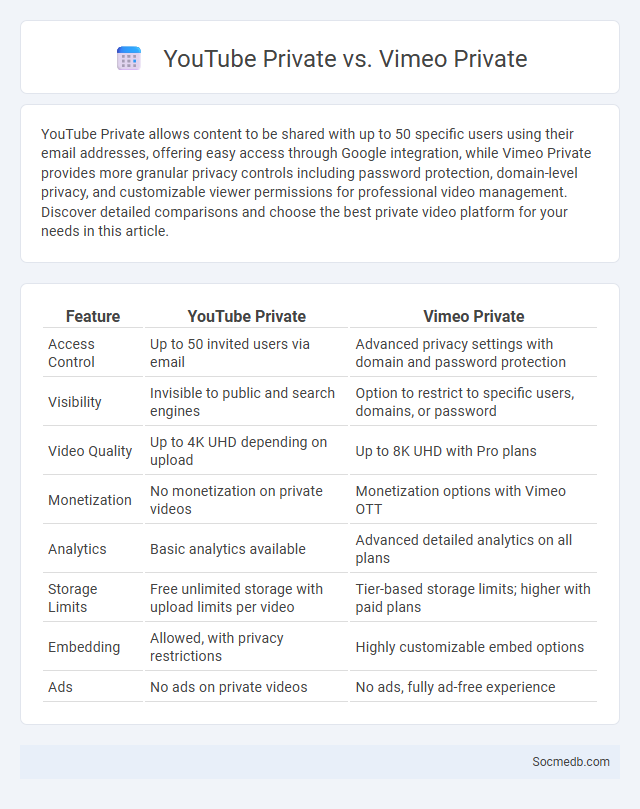 YouTube Private vs. Vimeo Private - What is The Difference?