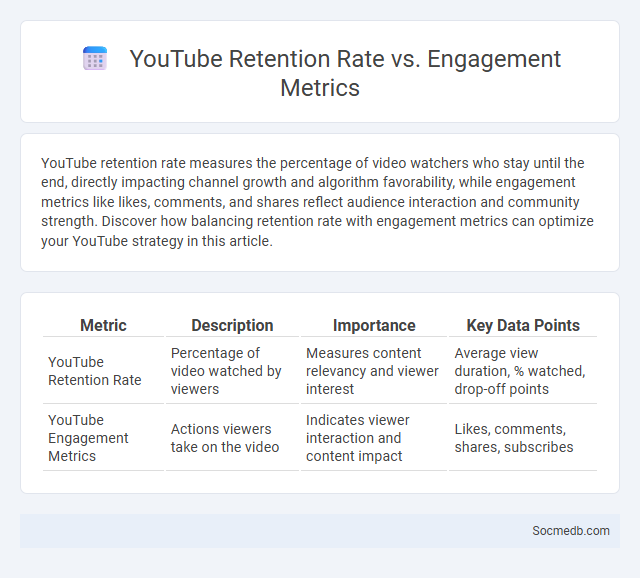 YouTube Retention Rate vs. Engagement Metrics - What is The Difference?