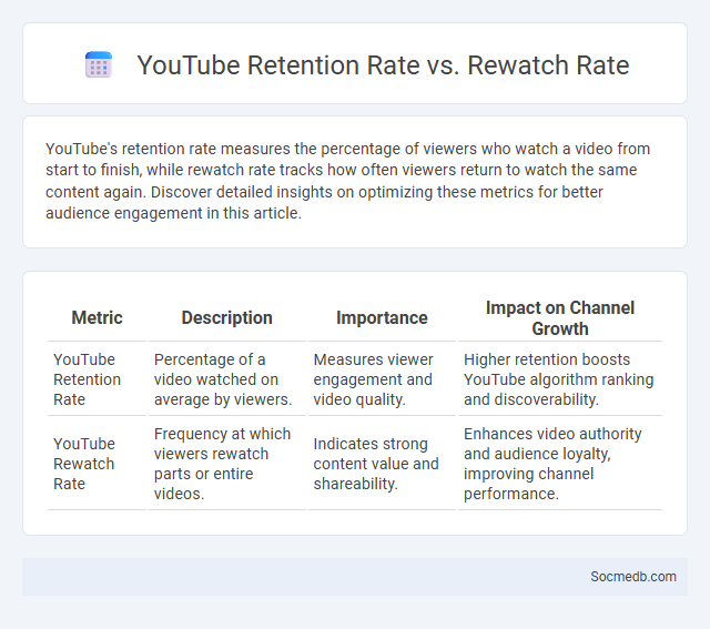 YouTube Retention Rate vs. Rewatch Rate - What is The Difference?