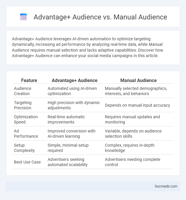 Advantage+ Audience vs. Manual Audience - What is The Difference?