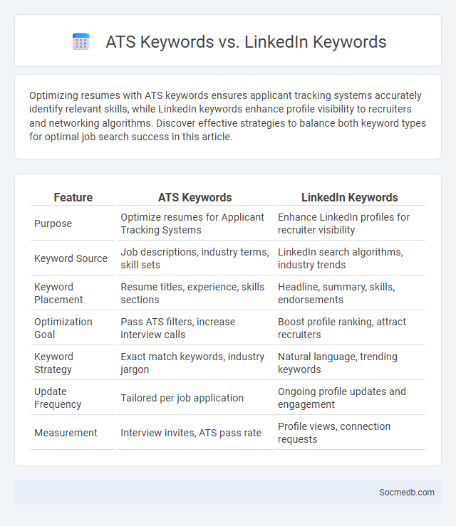 ATS Keywords vs. LinkedIn Keywords - What is The Difference?