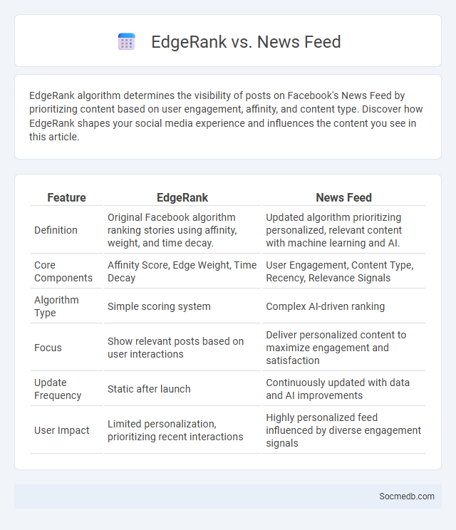 EdgeRank vs. News Feed - What is The Difference?