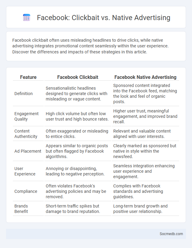 Facebook: Clickbait vs. Native Advertising - What is The Difference?