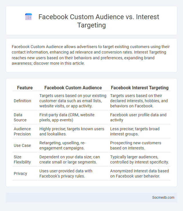 Facebook Custom Audience vs. Interest Targeting - What is The Difference?
