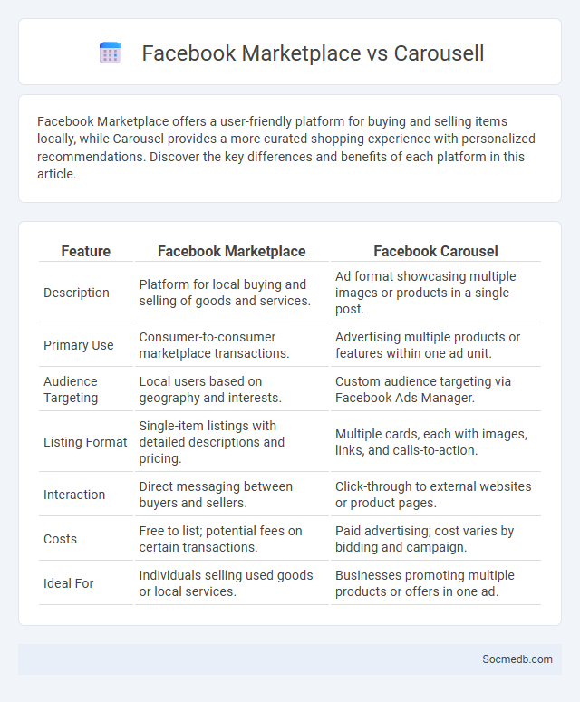 Facebook Marketplace vs Carousell - What is The Difference?