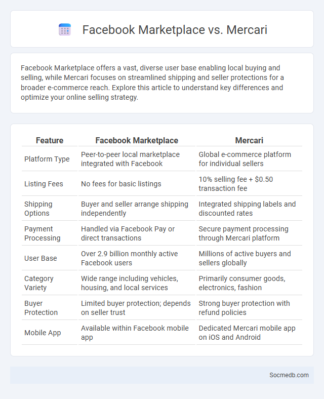 Facebook Marketplace vs. Mercari - What is The Difference?