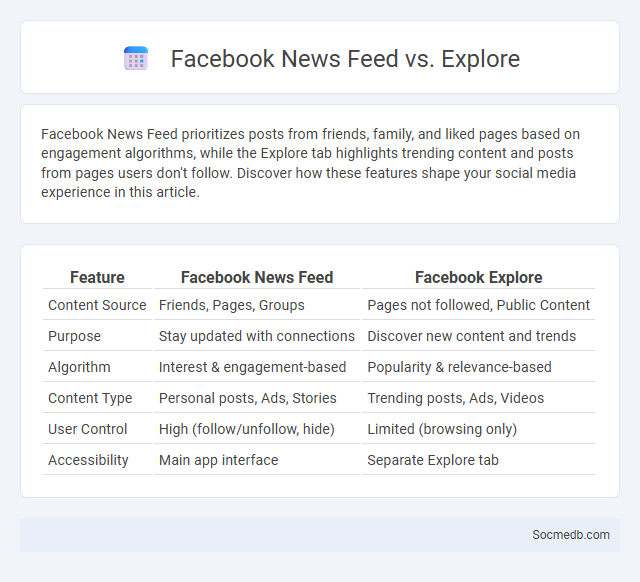 Facebook News Feed vs. Explore - What is The Difference?
