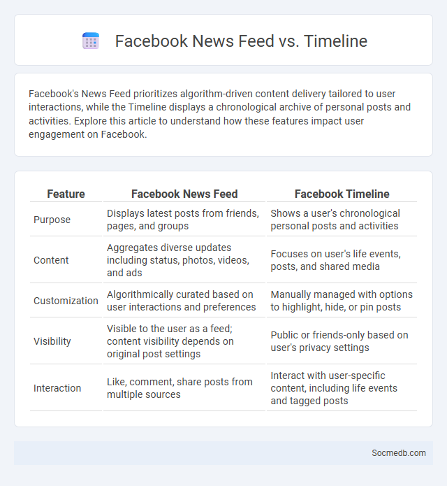 Facebook News Feed vs. Timeline - What is The Difference?