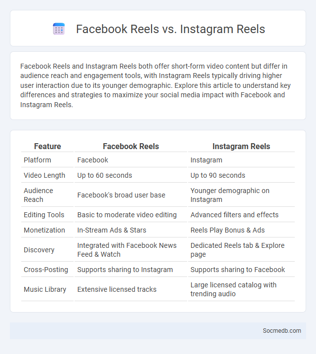 Facebook Reels vs. Instagram Reels - What is The Difference?