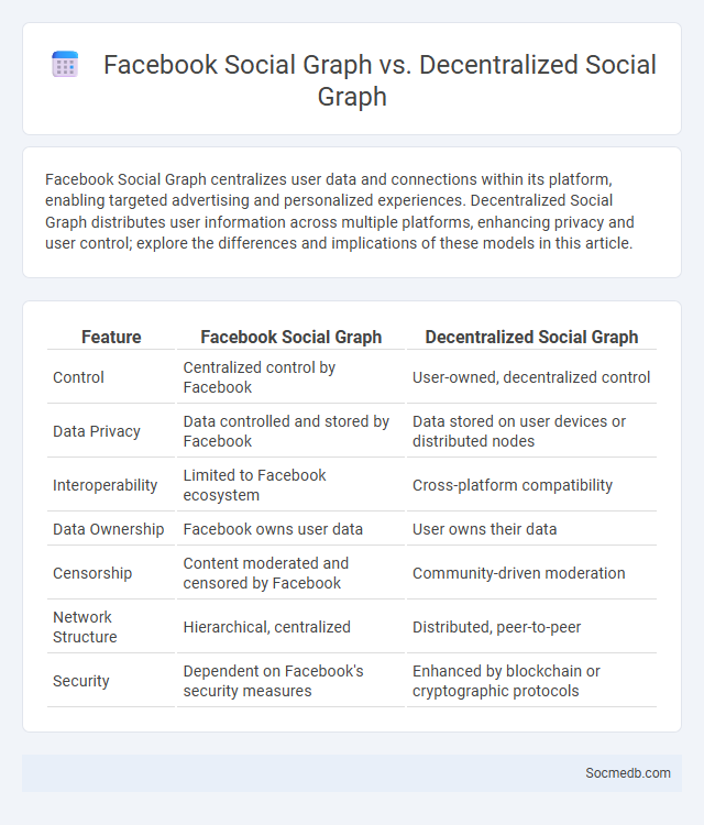 Facebook Social Graph vs. Decentralized Social Graph - What is The Difference?