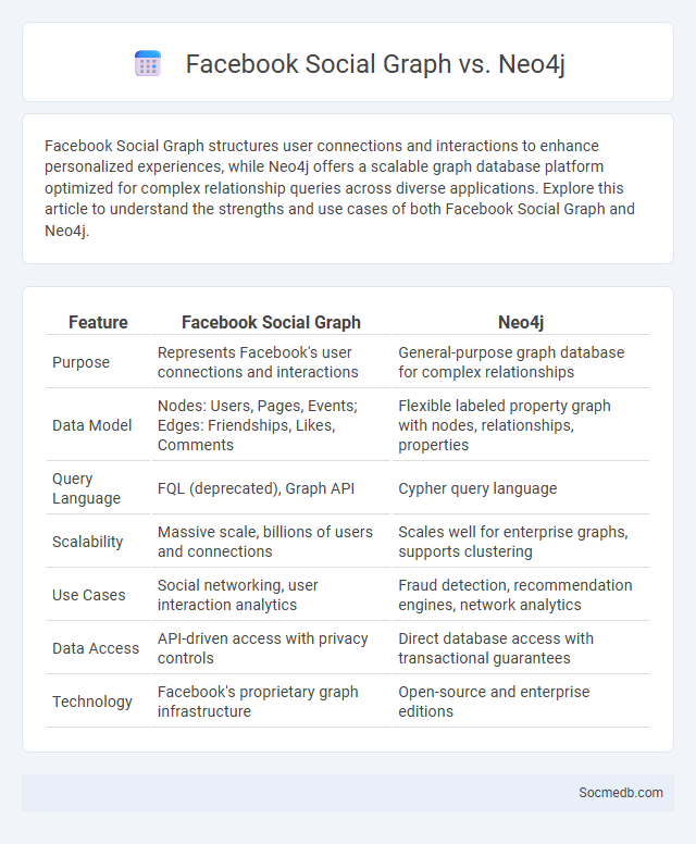 Facebook Social Graph vs. Neo4j - What is The Difference?