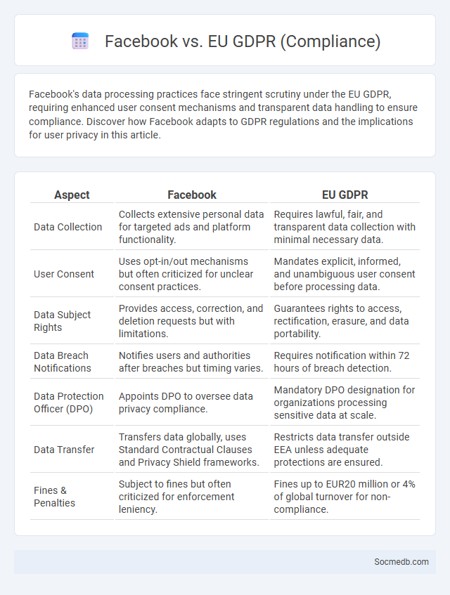 Facebook vs. EU GDPR (Compliance) - What is The Difference?