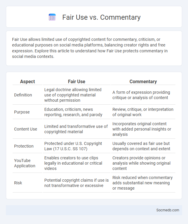 Fair Use vs. Commentary - What is The Difference?
