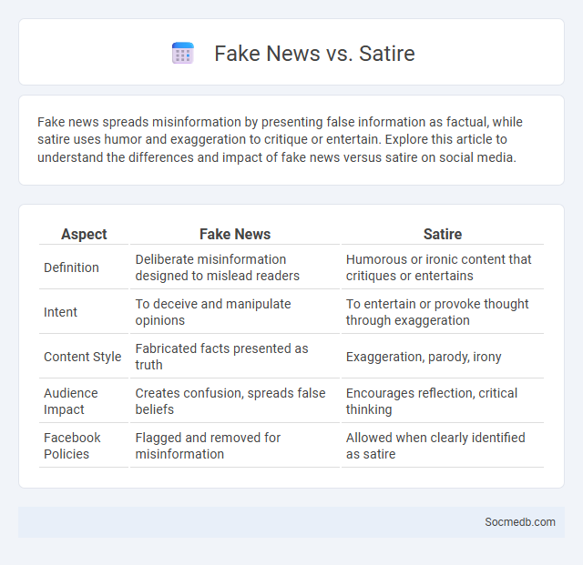 Fake News vs. Satire - What is The Difference?