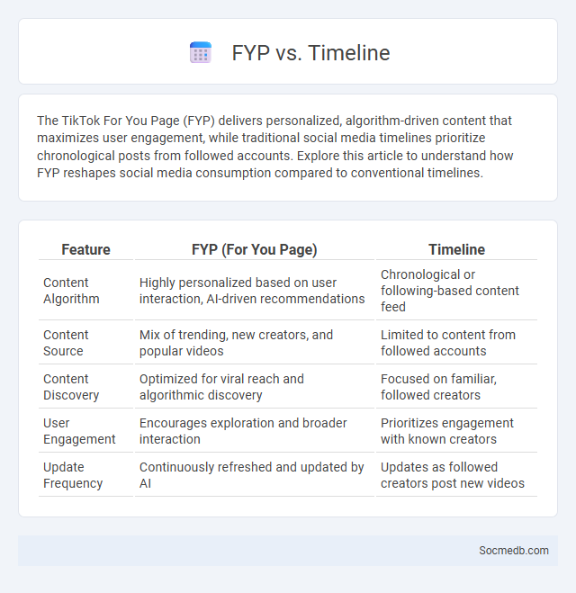 FYP vs. Timeline - What is The Difference?