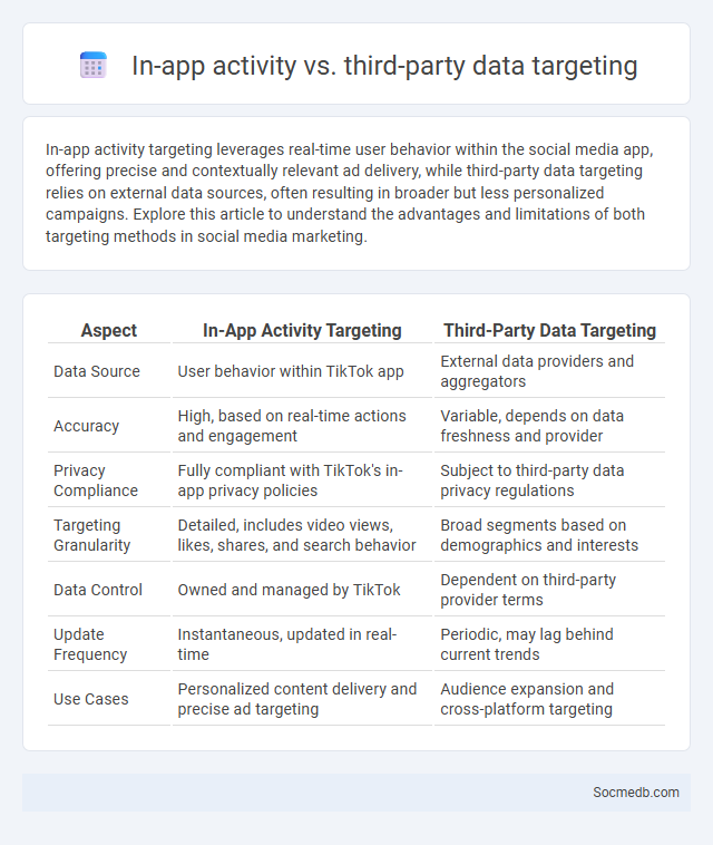 In-app activity vs. third-party data targeting - What is The Difference?