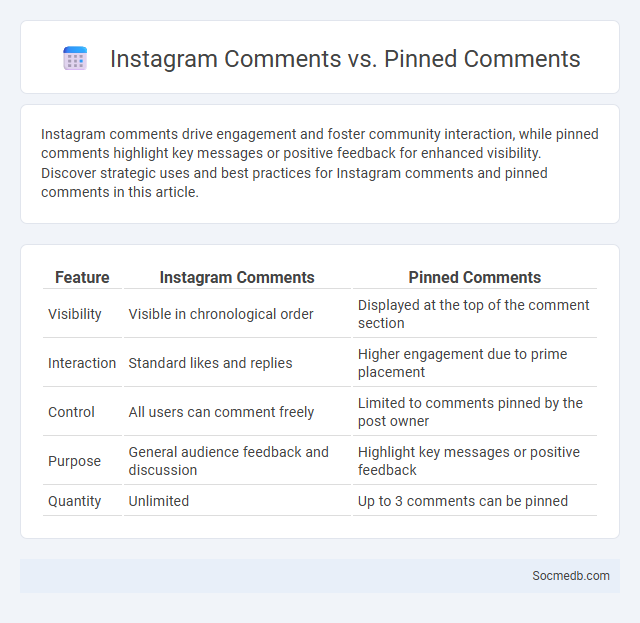 Instagram Comments vs. Pinned Comments - What is The Difference?