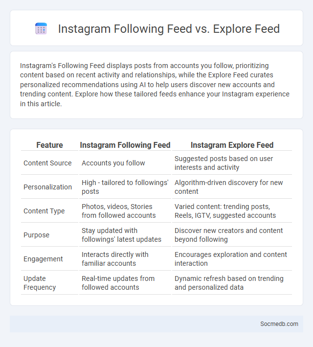 Instagram Following Feed vs. Explore Feed - What is The Difference?