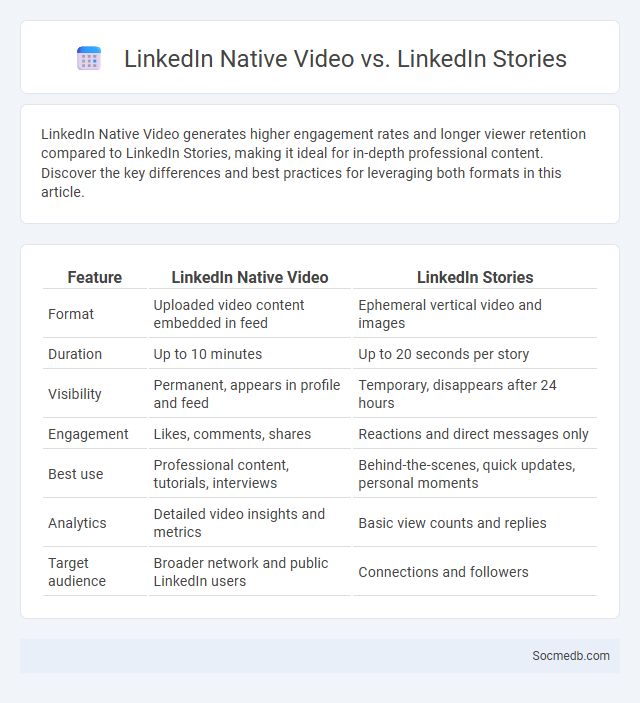 LinkedIn Native Video vs. LinkedIn Stories - What is The Difference?