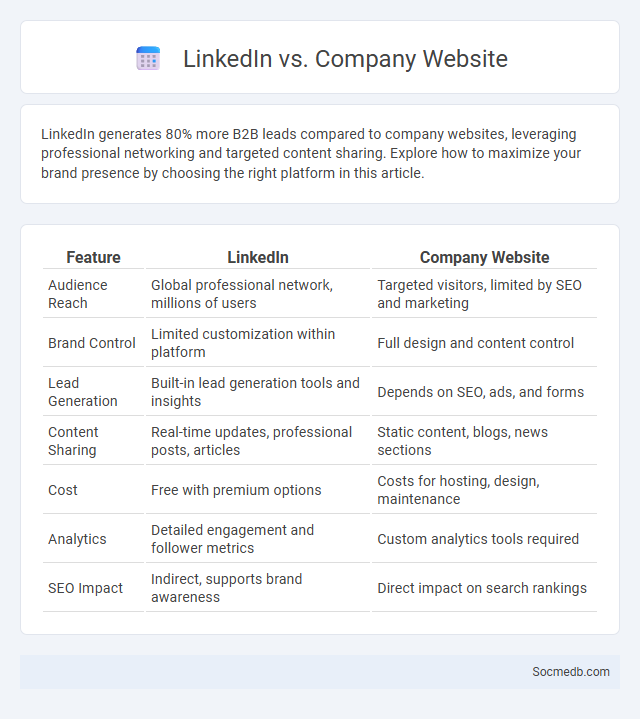 LinkedIn vs. Company Website - What is The Difference?