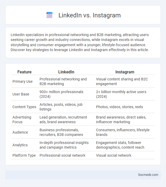 LinkedIn vs. Instagram - What is The Difference?