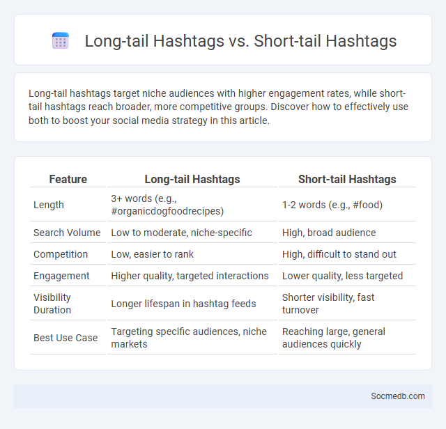 Long-tail Hashtags vs. Short-tail Hashtags - What is The Difference?