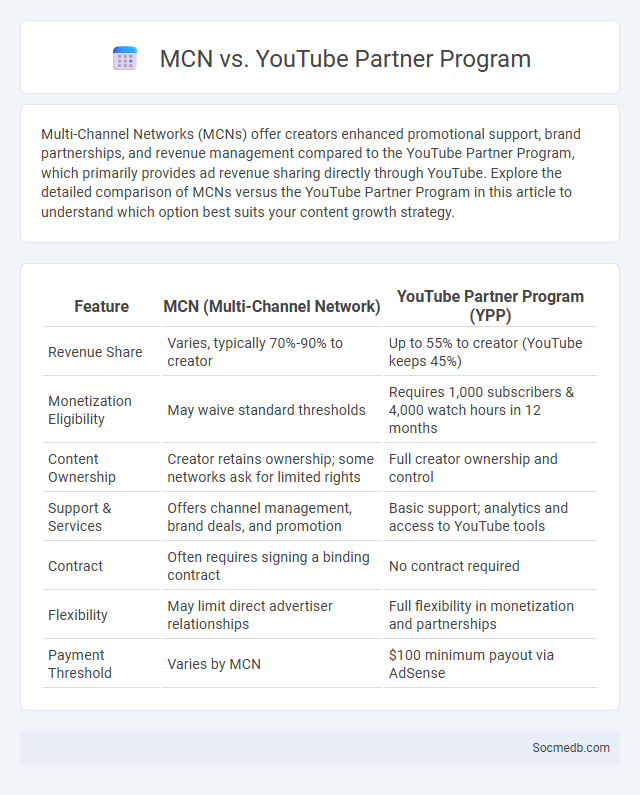 MCN vs. YouTube Partner Program - What is The Difference?