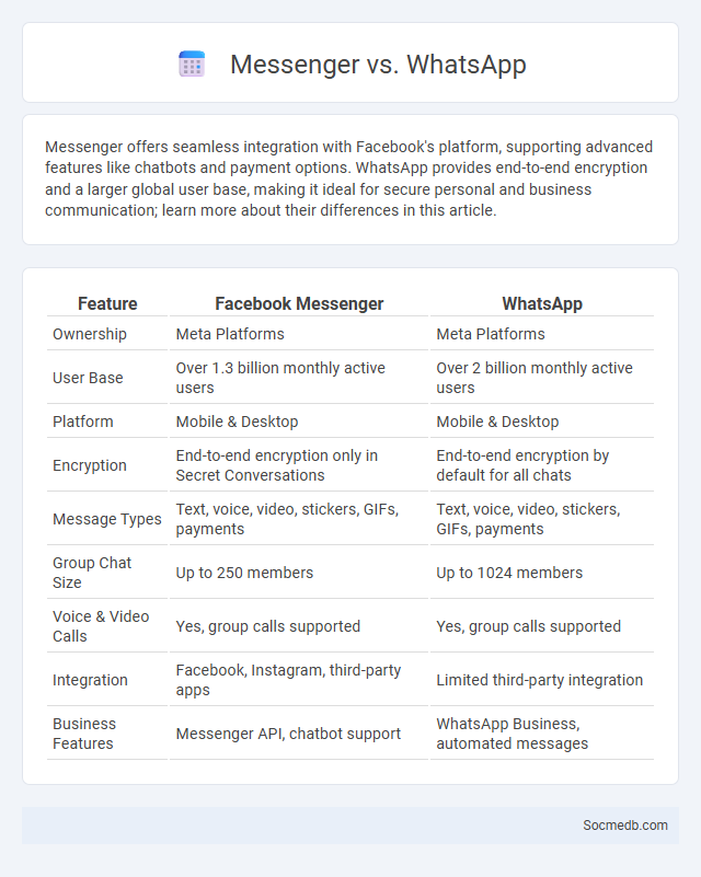 Messenger vs. WhatsApp - What is The Difference?