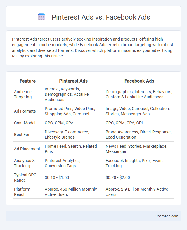 Pinterest Ads vs. Facebook Ads - What is The Difference?