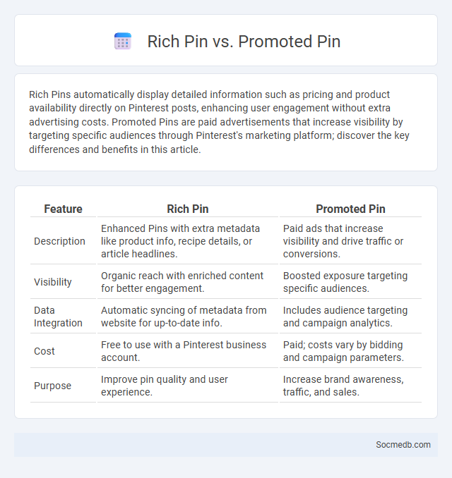Rich Pin vs. Promoted Pin - What is The Difference?